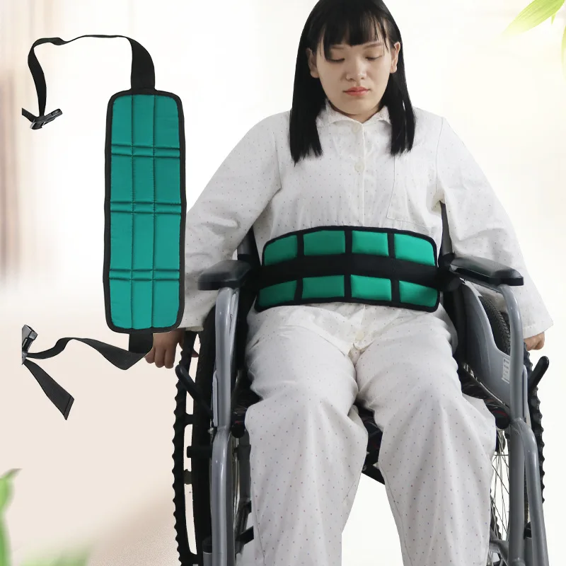 Unconscious Elderly And Frail Patients Portable Wheelchair Restraint Belt To Anti-Slide Protective Belts When Sitting Wheelchair