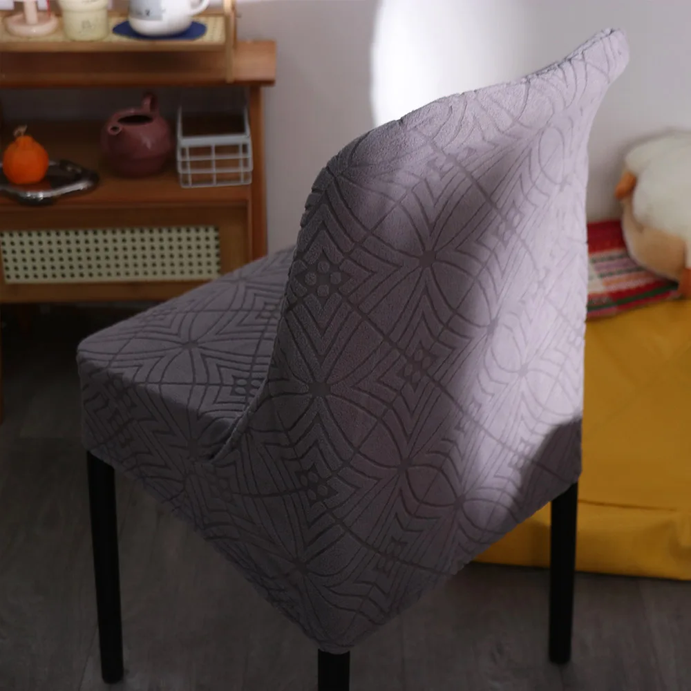 Home Decoration Elastic Jacquard Chair Cover Soft Thicker Seat Cover Dustproof Universal Chair Cushion Home/office