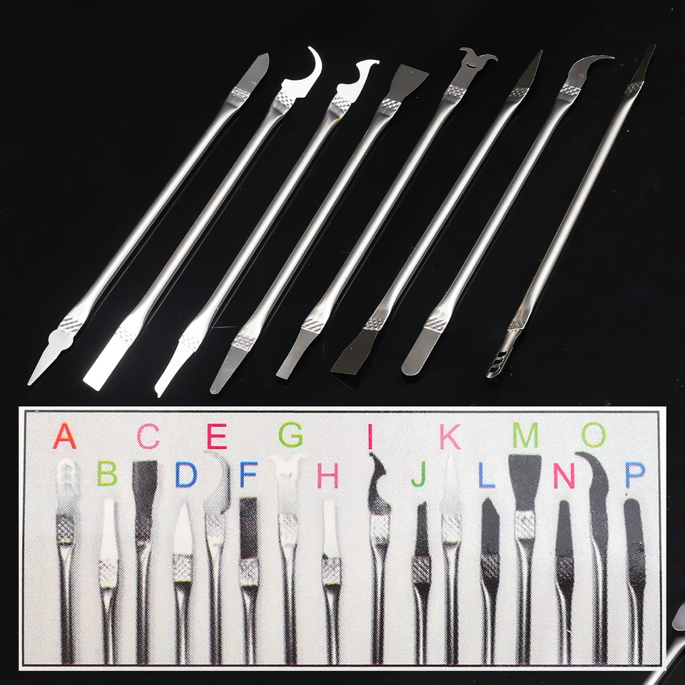 5/8 en 1 Cuchilla Delgada para Reparación de Chips IC, Removedor de CPU NAND, Cuchillo de Mantenimiento BGA, Kit de Herramientas para Electrónica, Palancas de Apertura 4