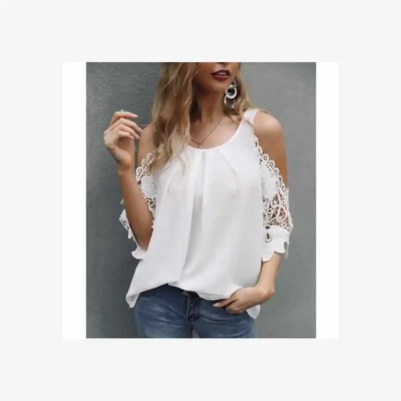 المرأة جوفاء Sves Susps على مهل irt مستقيم قطع عقدة الباردة والدليل على رقيقة القطن ستة Sve طوق طويل الوقوف #3