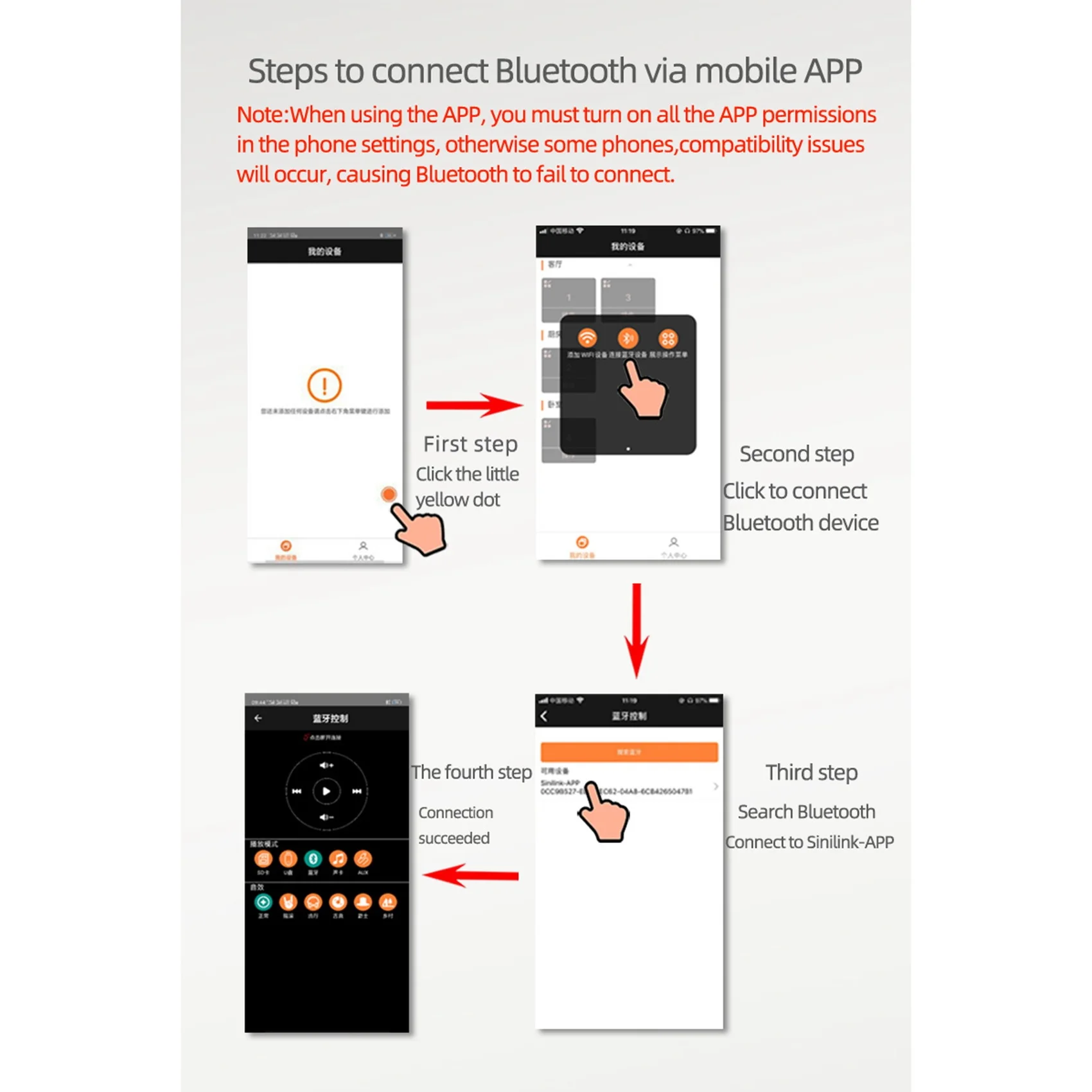 A69Z Bluetooth 5.0 TPA3116D2 Module High Bass Adjustment Stereo Digital Amplifier Board Module 100Wx2 Amplifier XY-T100H