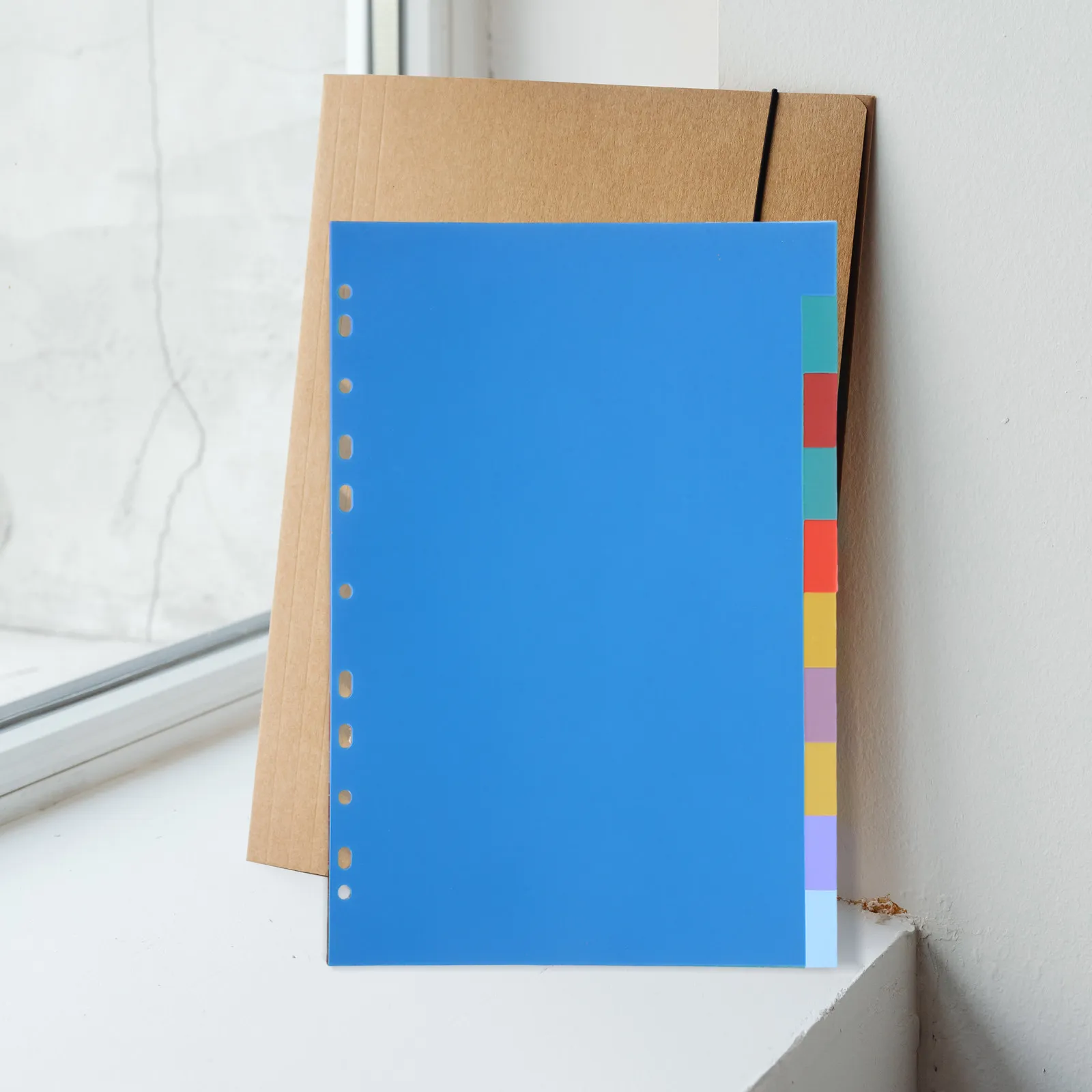 

10 шт. пластиковых водонепроницаемых разделителей для папок с индексами, разделители для школы, офиса и дома