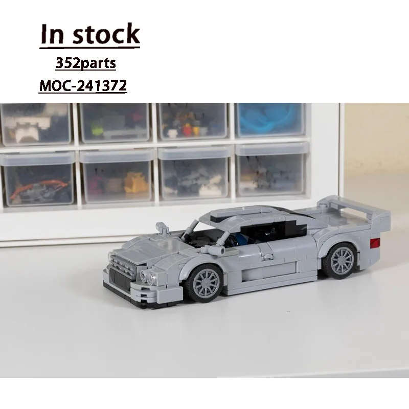 

MOC-241372 Classic New Sports Super Racing Car Building Block Model, 352 Parts, Creative Birthday Toy Gift for Boys and Children