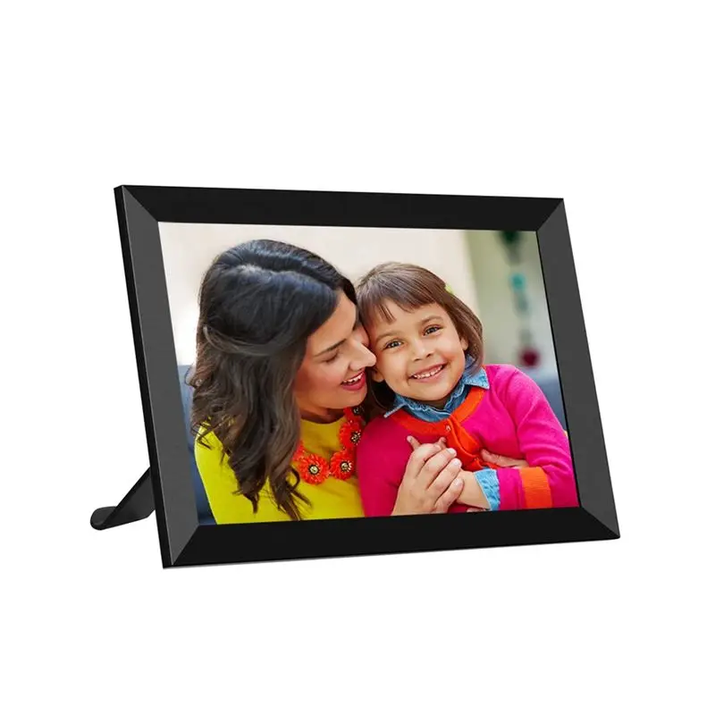 A77K 10.1 Inch Smart WiFi Digital Photo Frame 1280X800 IPS LCD Touch Screen, Auto-Rotate Portrait and Landscape - US Plug