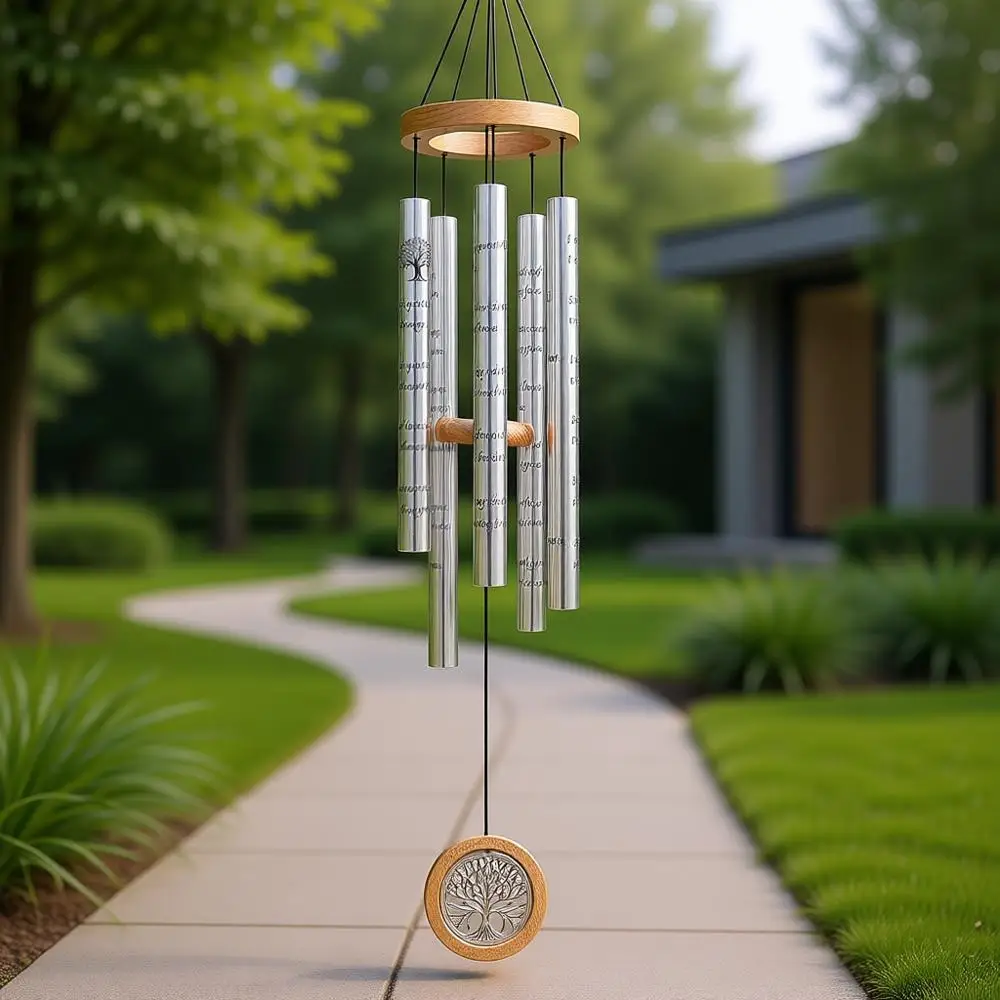 

Memory Tree Wind Chimes: Elegant Tribute to a Loved One with Floral Keepsake (32)
