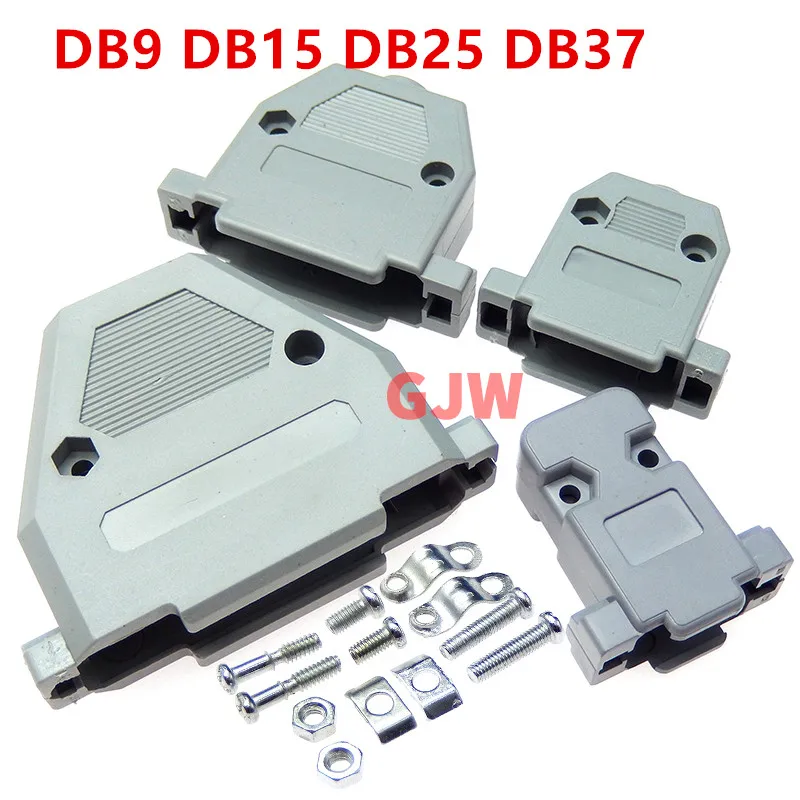 

5PCS/LOT DB9 DB15 DB25 DB37 Plastic Shell DB serial series shell DB9 Connectors 7W2Plastic Shell 2V2Plastic Shell