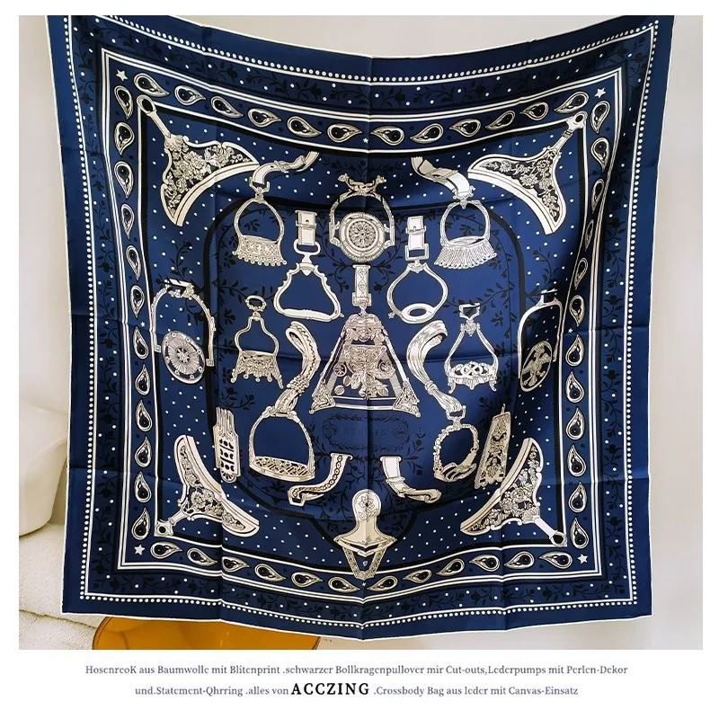 Echarpe-en-soie-double-face-90-cm-soie-tussah-elegante-et-polyvalente-pour-l'hiver-et-le-printemps-chaude-70-soie-30-laine-motif-mixte