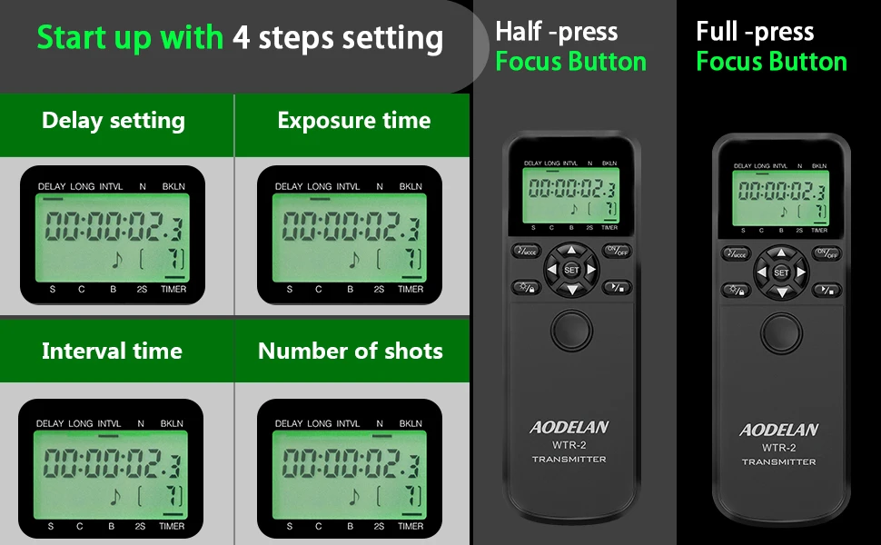 Für Panasonic Kamera Timer Fernbedienung Timelapse Intervallometer Auslöser Für G97 S5II S1H S1RII GX1 GX8 G9II G7 G6 G5 G3 G95 – Detail 2