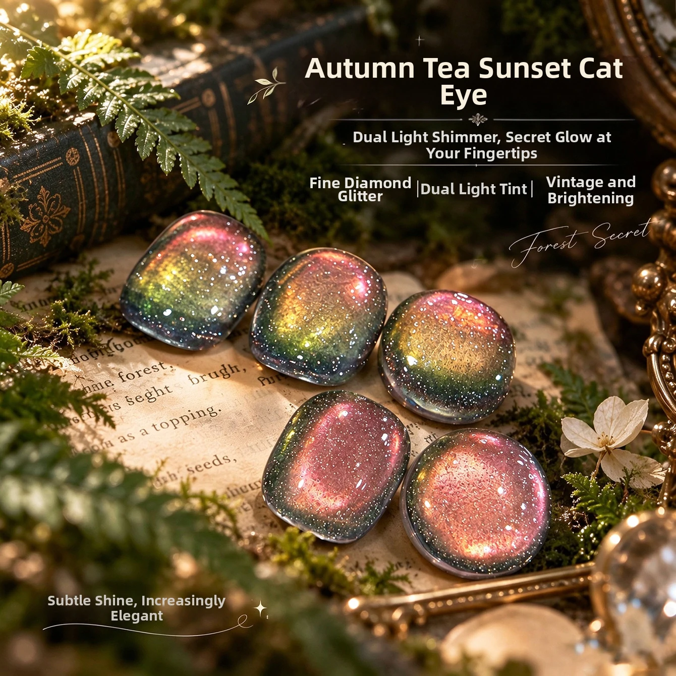 2026 New Double Light Cat Eye Gel, Delicate Skin-Brightening, Versatile Aurora Multi-Light, Viral High-End