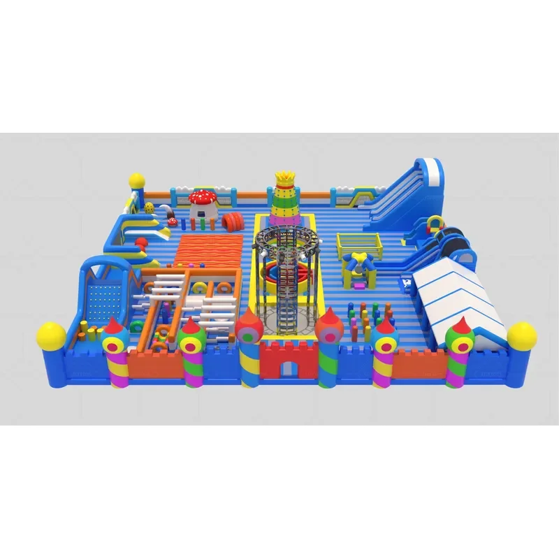Large Inflatable Trampoline for Indoor and Outdoor Use,Inflatable Big Bouncer Sport Game for Family