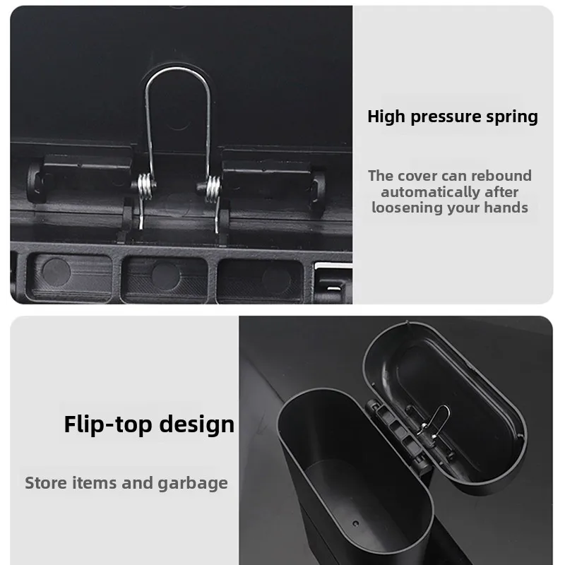 لسيارات BMW 5 Series E61 Touring Kombi 530xi 535xi E60 M5 2006 ~ 2010 باب السيارة كليب حامل حامل متعدد الأغراض جيب سلة المهملات المعلقة #3