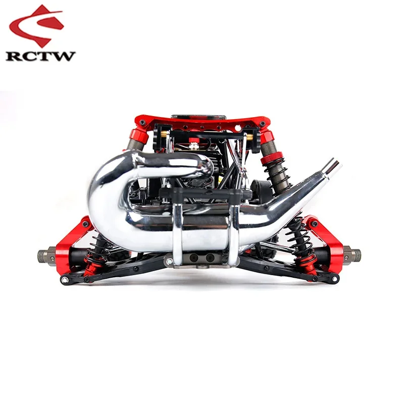 Rc carro gás cnc metal conjunto de assento de rolamento da roda traseira de uma peça para 1/5 hpi rovan km gtb racing baja 5b 5t 5sc peças