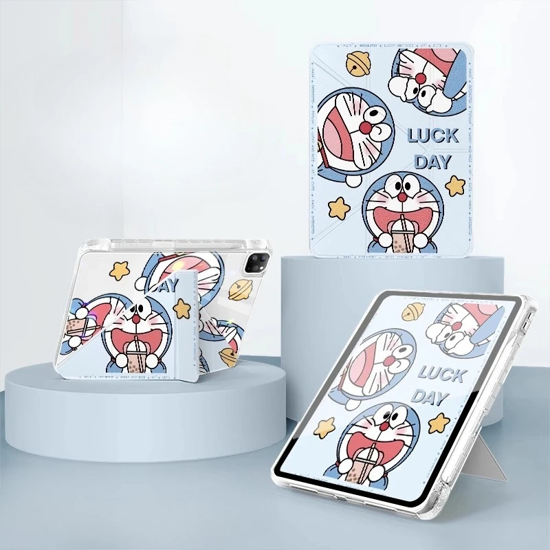 

Doraemon For iPad Case ipad 8/9/10 10.2in Air3 4 5 10.9in M2 M3 10.9in A16 11in Protective case Pro 4 5 6 12.9in M4 Tablet Cover