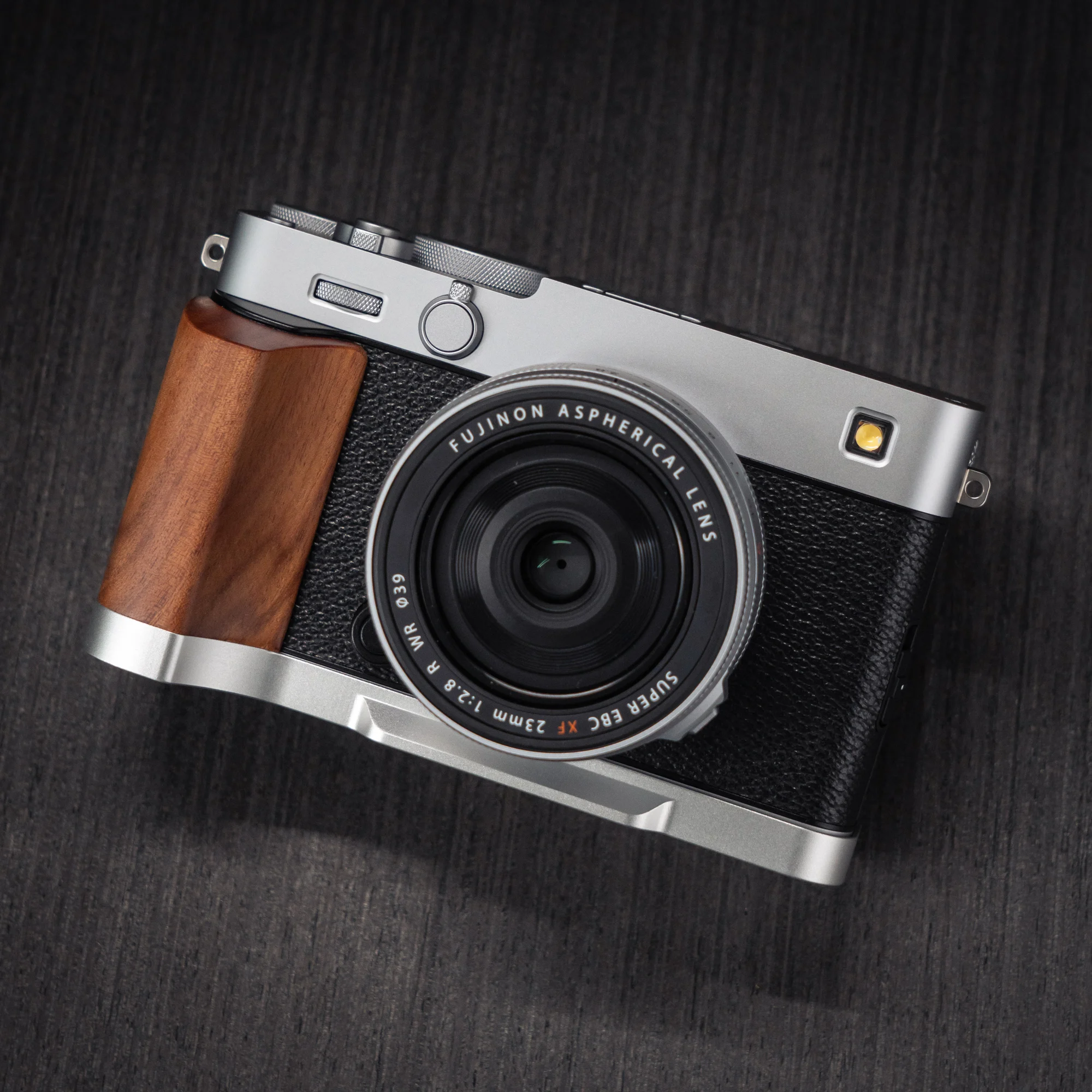 Handgefertigter Kamera-Handgriff aus Holz, L-Platte, Schnellverschluss-Halter für Fujifilm XE5 Fuji X-E5 – Detail 22