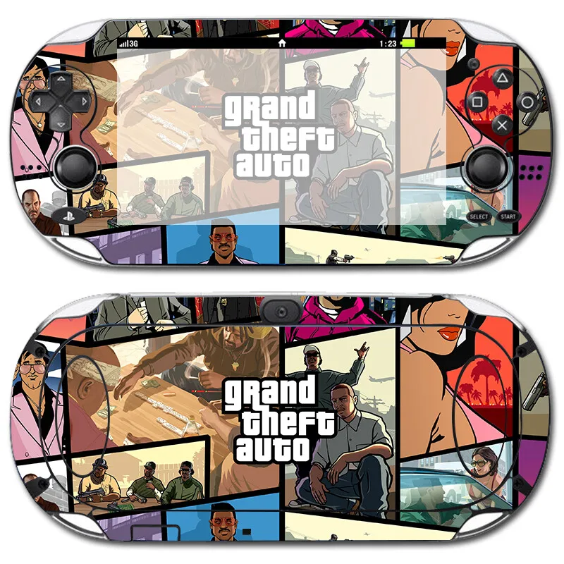 New Game  Vinyl Skin Sticker Protector For PSvita 1000 For PSv 1000 Decal Cover