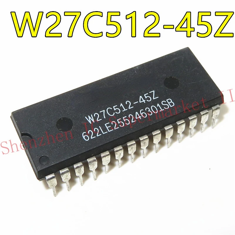 1pcs/lot W27C512-45 W27C512-45Z 27C512 DIP-28 In Stock