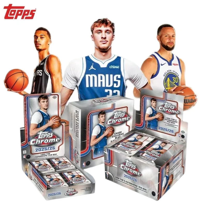 Оригинальная коллекционная карточка Topps Chrome NBA 25-26 Дилан Харпер, Вембаньяма, Александр, Стефен Карри, карточка баскетболиста-звезды.