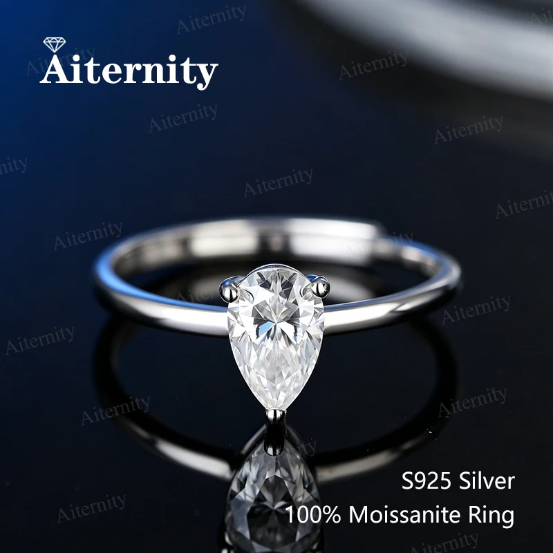 Verstellbarer Radiant-Schliff Moissanit-Ring, Diamanttester-zertifiziert mit GRA-Zertifikat, S925 Sterling Silber Hochzeits- und Bankettring – Detail 20