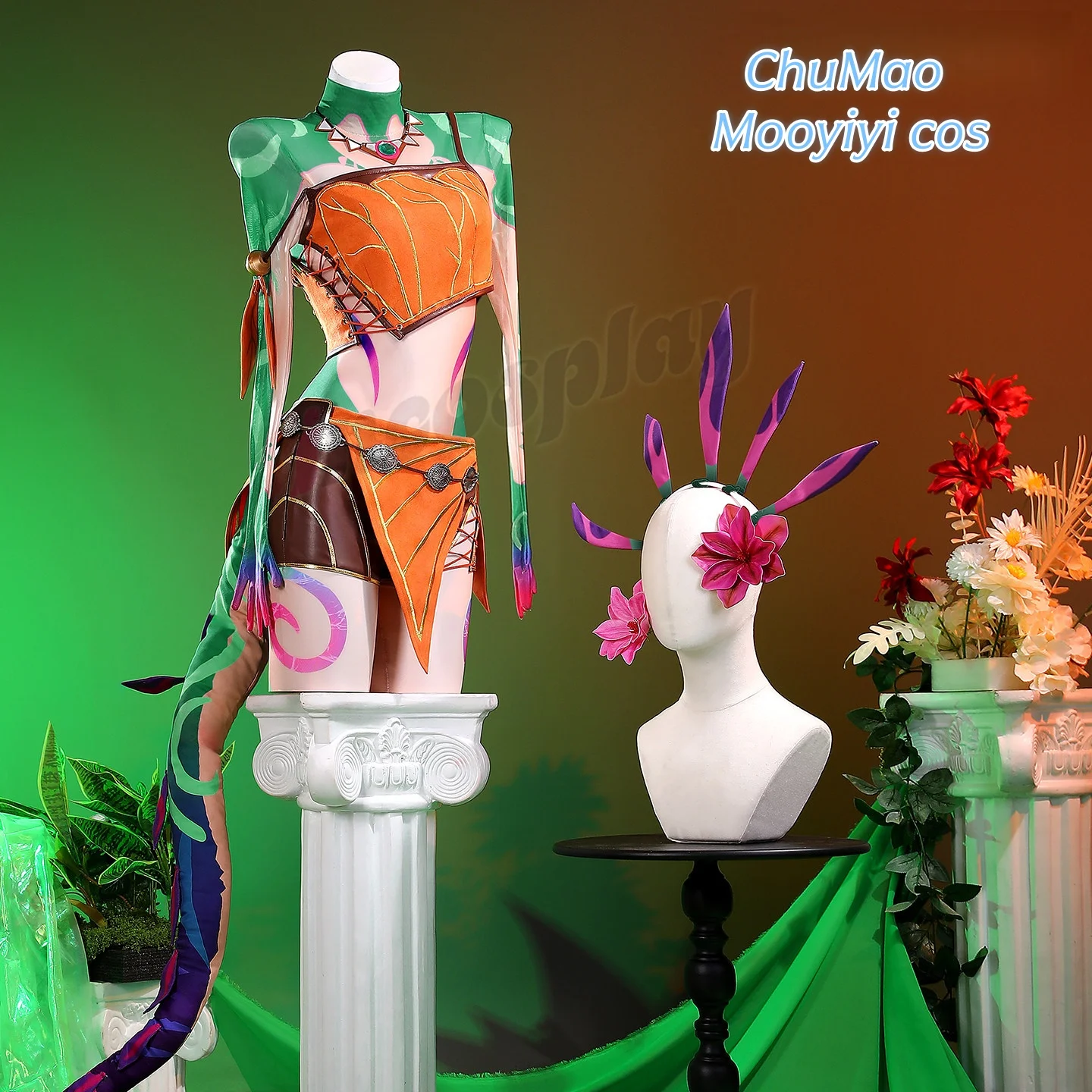 Disfraz de cosplay de Neeko, disfraz de Halloween, disfraz de Navidad, disfraz para fiestas de rol, cómic, tallas S-3XL, accesorio exquisito con bordado.