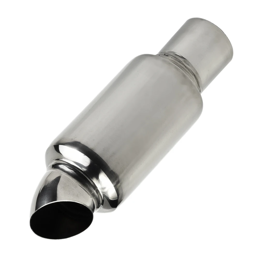 

Tuning Exhaust Muffle Pipe Decoration Sound Nozzle 51mm Car Polished 1Pc Replacement Downpipe Durable Accessories