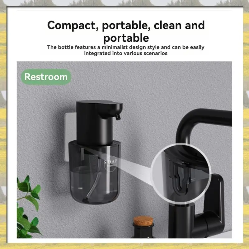 

Hot Sale 400Ml Touchless Automatic Drops Soap Dispenser Waterproof Wall-Mounted With Smart Hand Washing Technology For Hygiene A