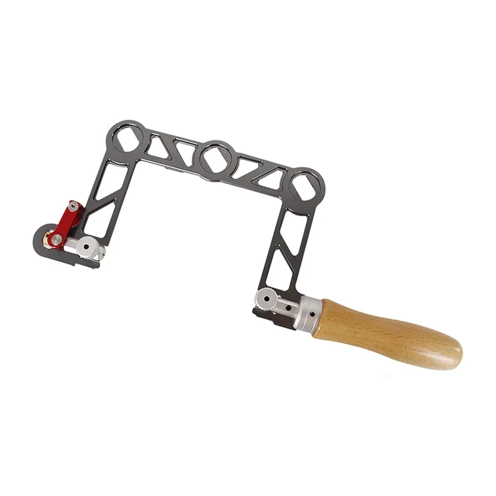Mini HandHeld Woodworking Scroll Saw with Aluminum Alloy Frame and Ergonomic Handle for Smooth Fast Cutting of Wood and Metal