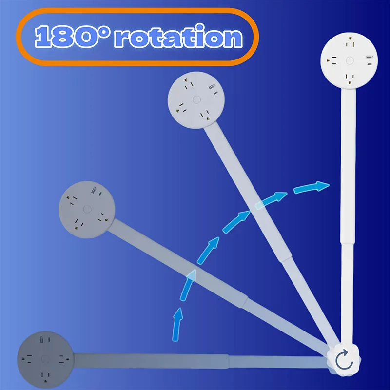 Удлинитель электрической розетки ЕС, удлинитель настенной розетки, выдвижная настенная розетка для за диванами, тумбочки, столы, детали инструментов