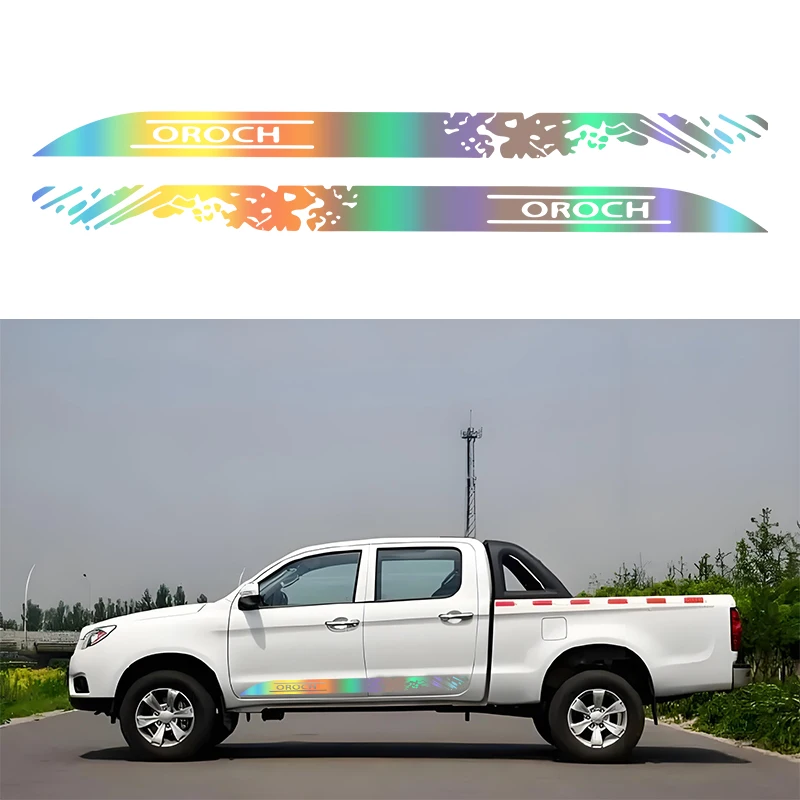 Pickup Door Side Skirt Decals For Renault Duster Oroch Car Stickers Truck Graphics Vinyl Decor Sticker Cover Auto Accessories