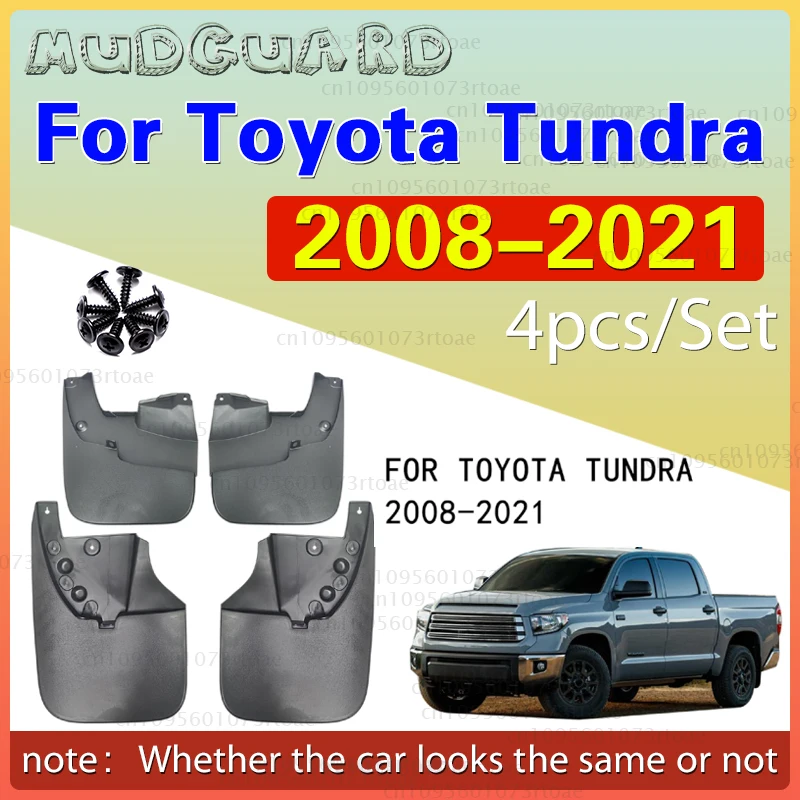 

For Toyota Tundra 2008 2009-2021 Mudguard Fender Mud Flap Guards Splash Mudflaps Car Accessories Mudguards Front Rear 4pcs