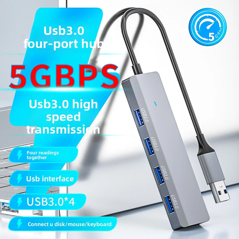 High-speed USB 3,0 Hub Multi USB Splitter 4-port Mehrere Expander Adapter Computer Zubehör Für Laptop PC