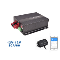 smart DC charger 12V 60A 30A  with Booster support Bluetooth app lithium battery Fully automatic charging