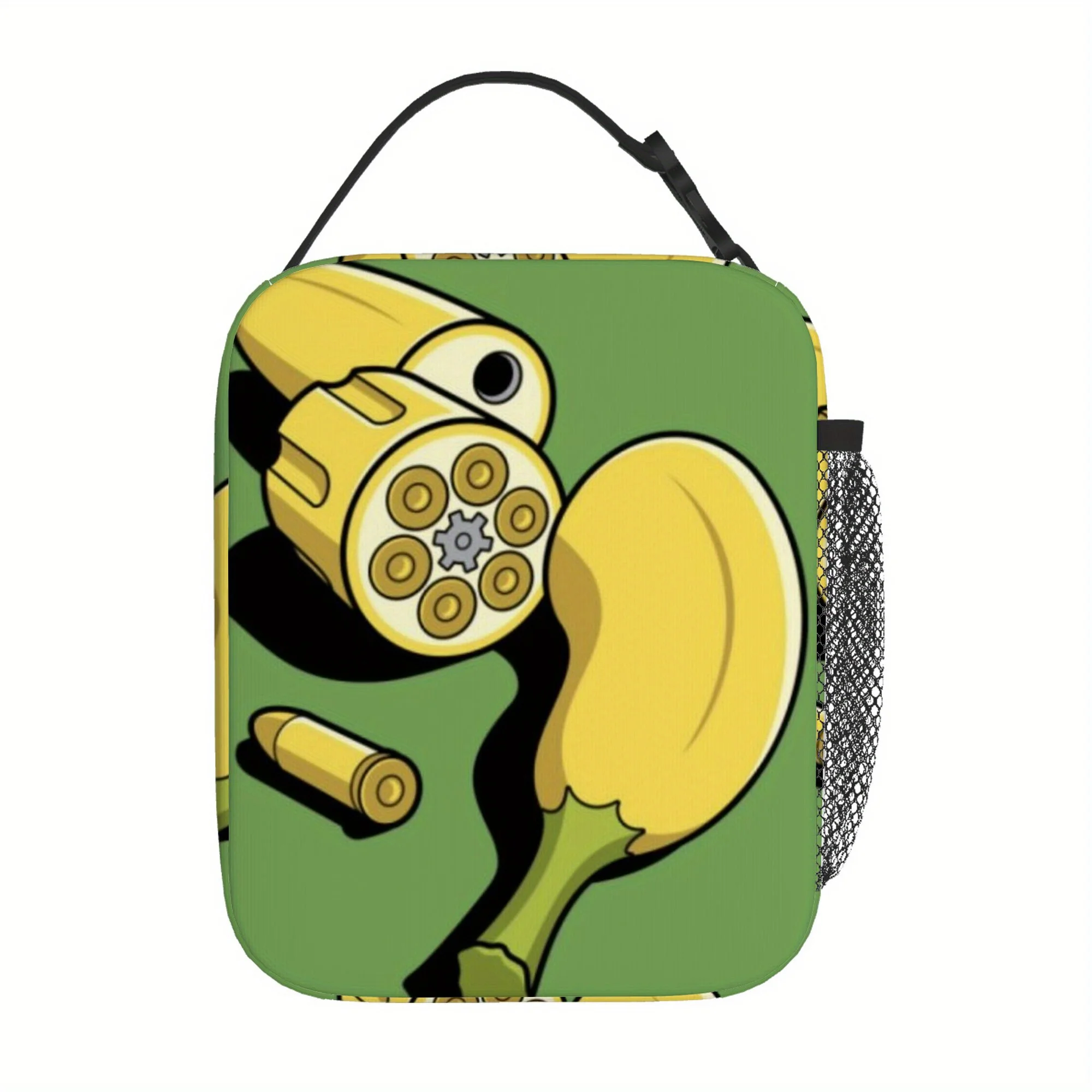 1pc Banana Gun Bullets Design Thermal Insulated Bag - Funny Novelty Gun-Shaped Cooler with Bullet Casings Banana Portable