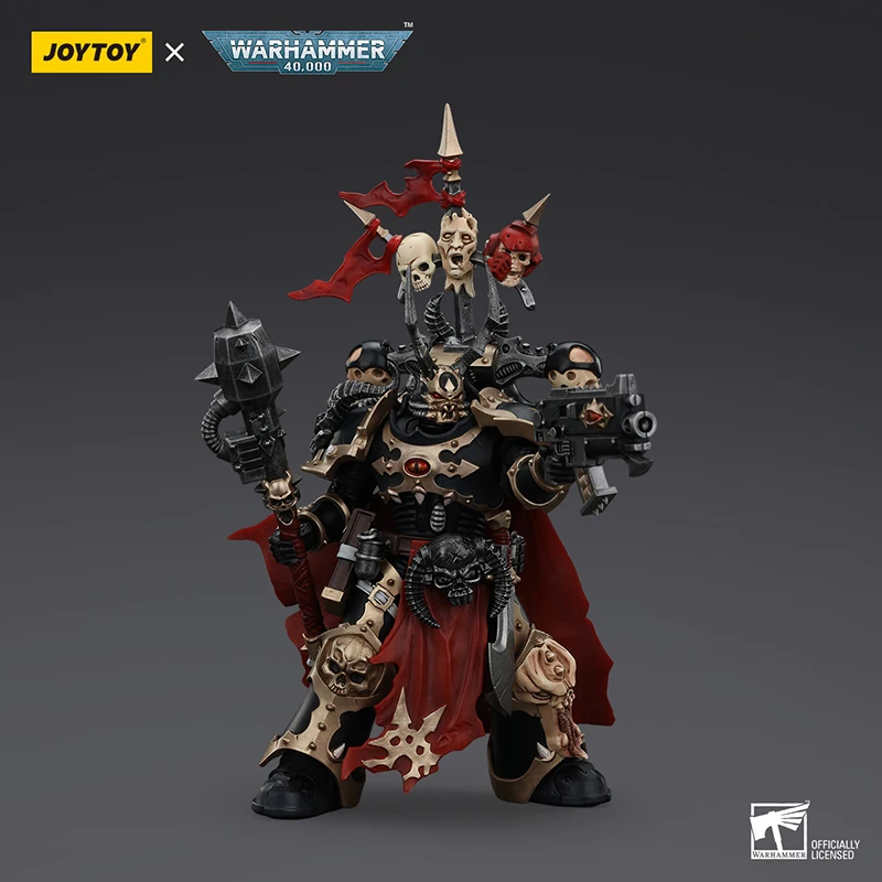 

Joytoy Dark Source Warhammer 40K Chaos Space Marines Black Legion God Chosen Collectible Action Figures Set 1:18 Scale