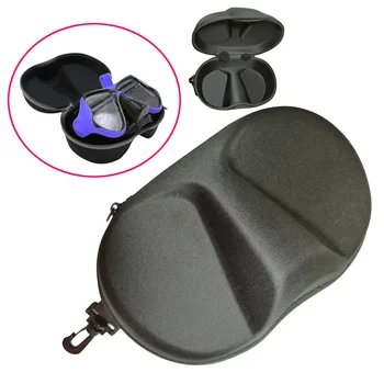 Estuche para gafas de esquí, caja de almacenamiento, estuche para máscara de buceo, bolsa protectora multifuncional portátil con cordón