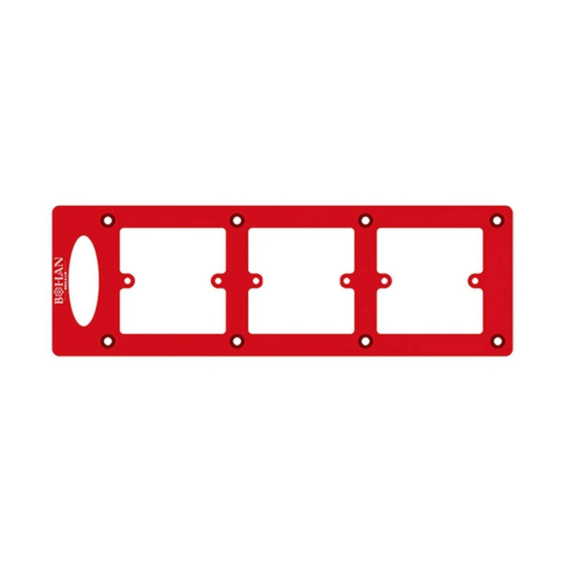 Switch Socket Bottom 86 Box Slotted Scribing Template Tool Opening Hole Decoration Tool Template Electrical Outlet