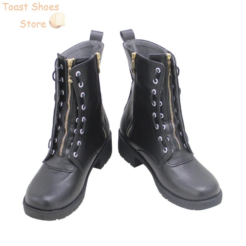 Smile Hero Kate Bishop Chaussures en PU, Bottes de carnaval d'Halloween, Accessoires de cosplay, Accessoires de costume