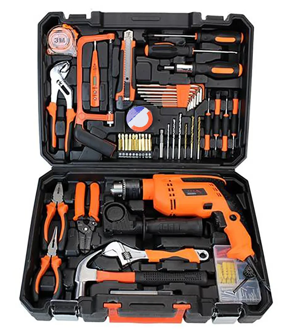 106PCS Tool Sets With Electric Drill Other Auto Parts