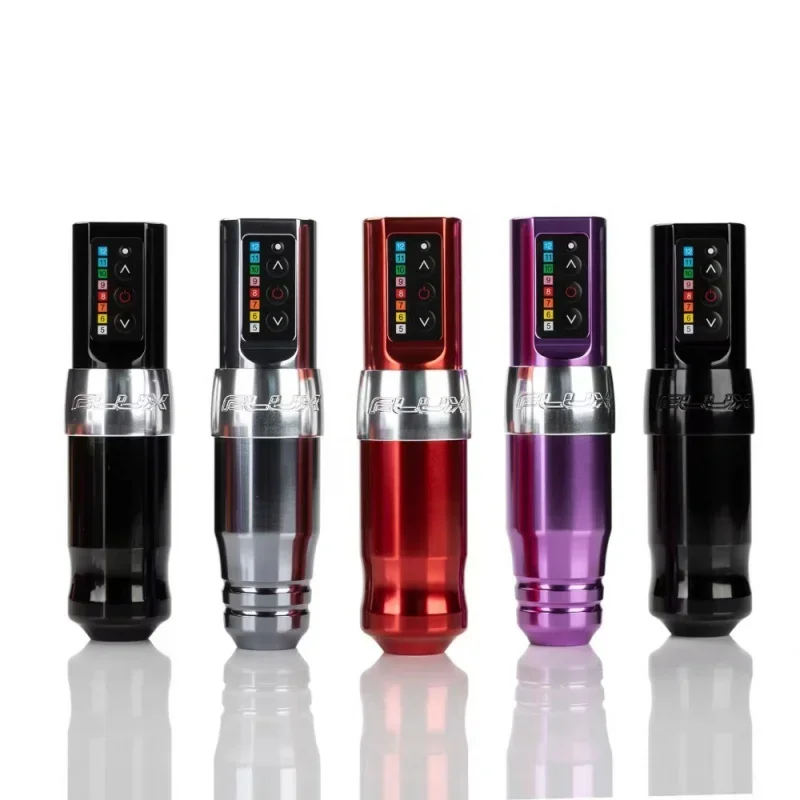 Brand New FLUX Wireless Tattoo Pen Machine With Wireless Rechargeable Battery Strong Coreless Motor 2400 MAh Lithium Battery