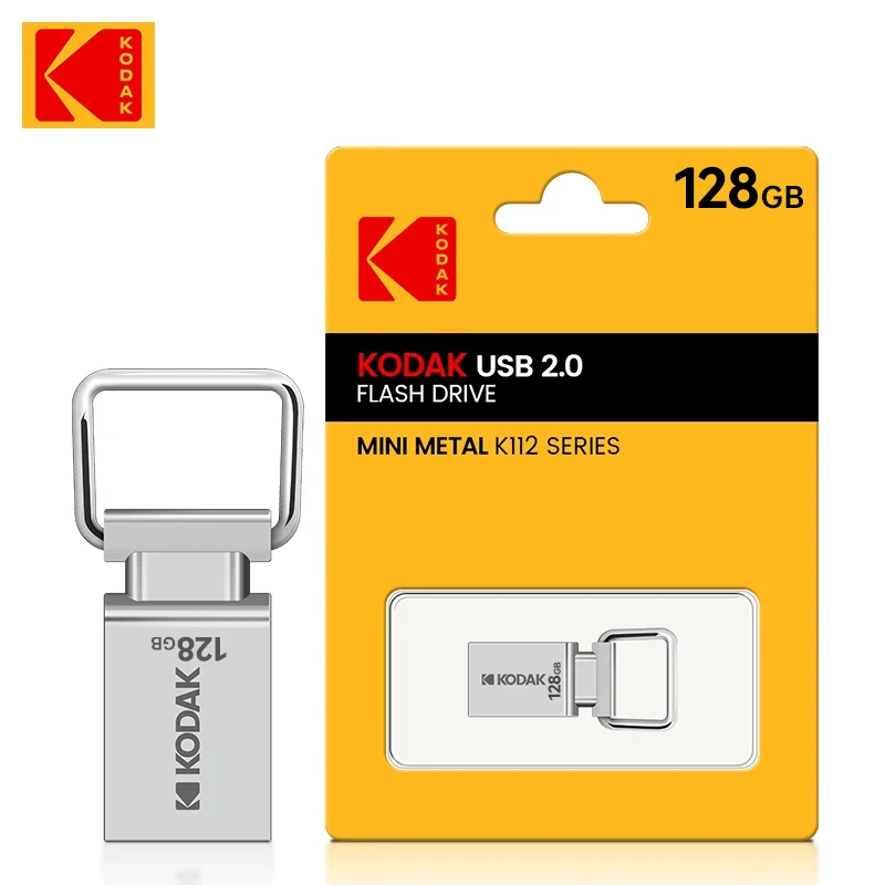 KODAK K112 Mini USB Flash Drive USB2.0 Pen Geheugen Drive 32GB 64GB128GB U Disk USB2.0 Draagbare Geheugen voor Auto PC