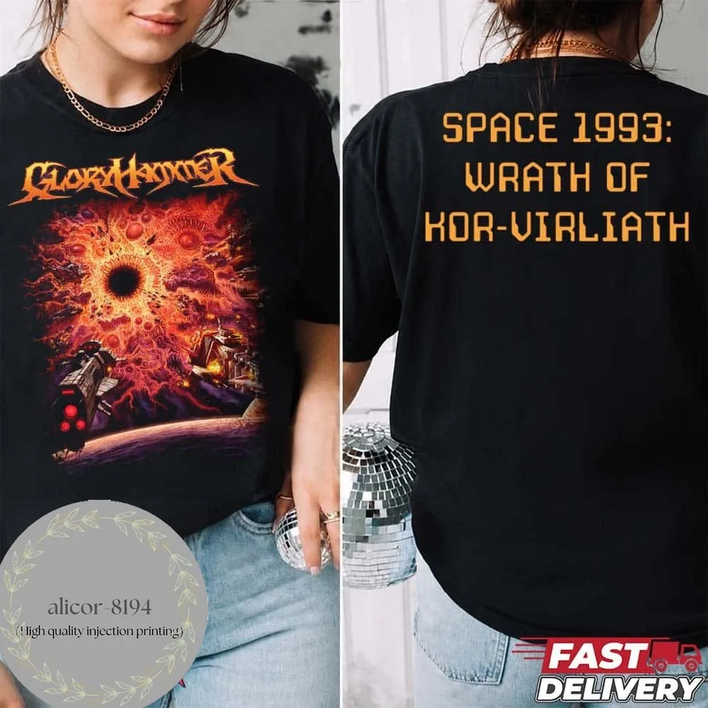 Gloryhammer Space 1993 Wrath of Kor-Virliath New Album Out October 16 2026 Tee