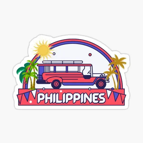 

Philippines Filipino Flag Map Stickers Laptop Motorcycle Helmet Bumper Wall Bicycle Racing PVC Decal