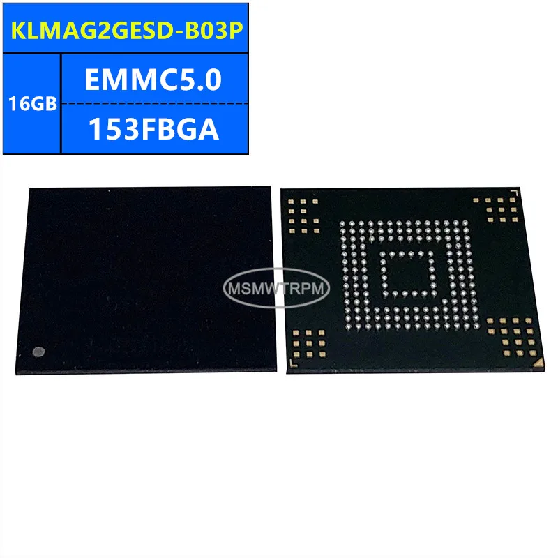 THGBMFG7C2LBAW7 KLMAG2GESD-B03P EMMC5.0 16GB 153FBGA Memory Chip IC Electronic Components New Original