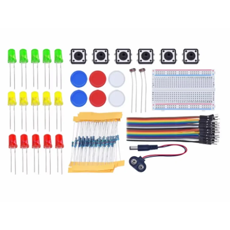 مجموعة المبتدئين لـ UNO R3 اللوح الصغير LED زر سلك توصيل معزز لـ Arduino Diy Kit معمل التعليم المدرسي