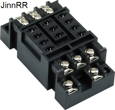 

10pcs The relay base is suitable for jqx-38f 220v24v12v 40A relay base and large 11 pin base