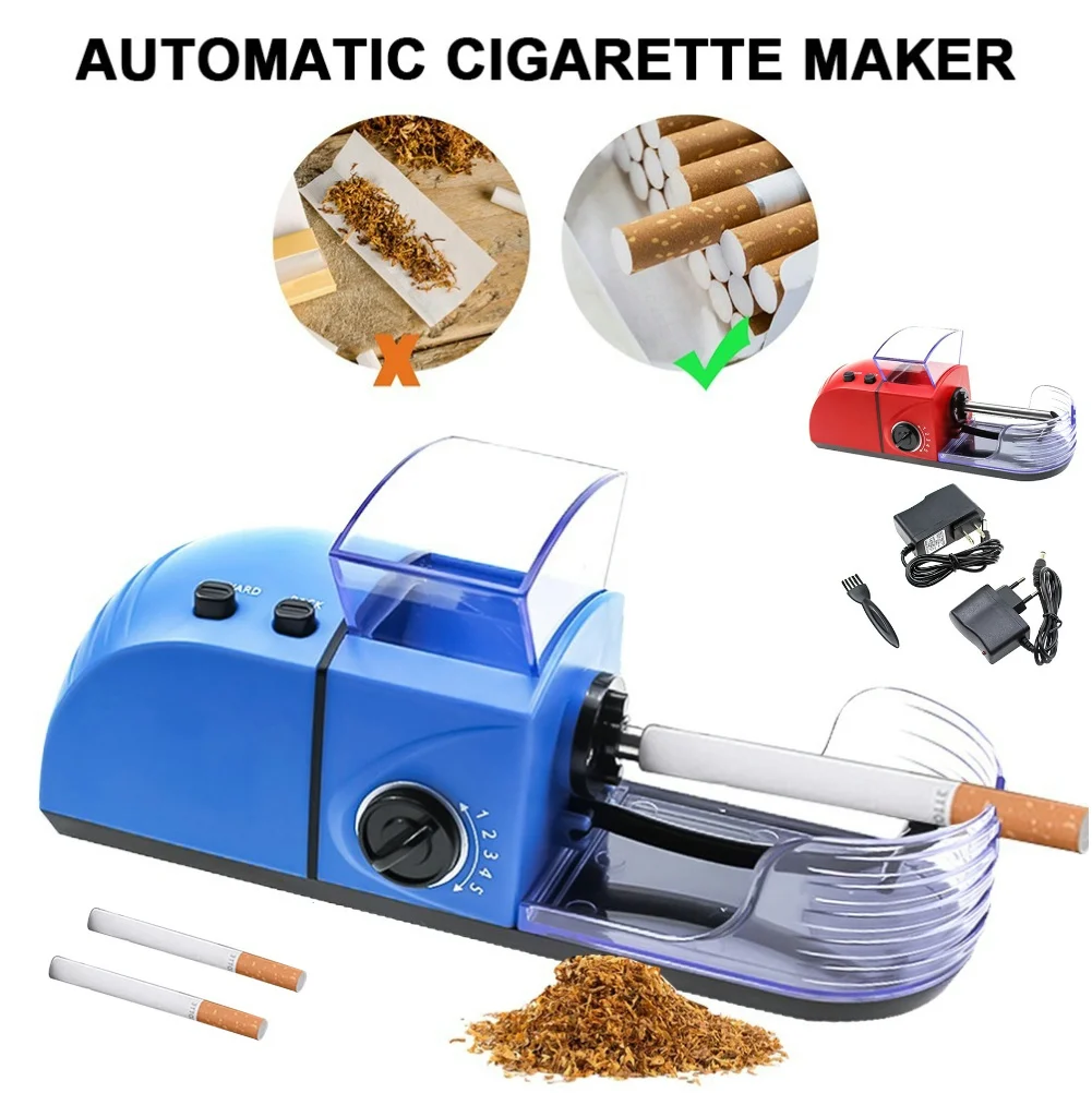 

Электрический автоматический сигаретный роликовый аппарат, портативный регулируемый инжектор для табака, роликовый аппарат, инструменты для курения «сделай сам», аксессуар, вилка европейского стандарта