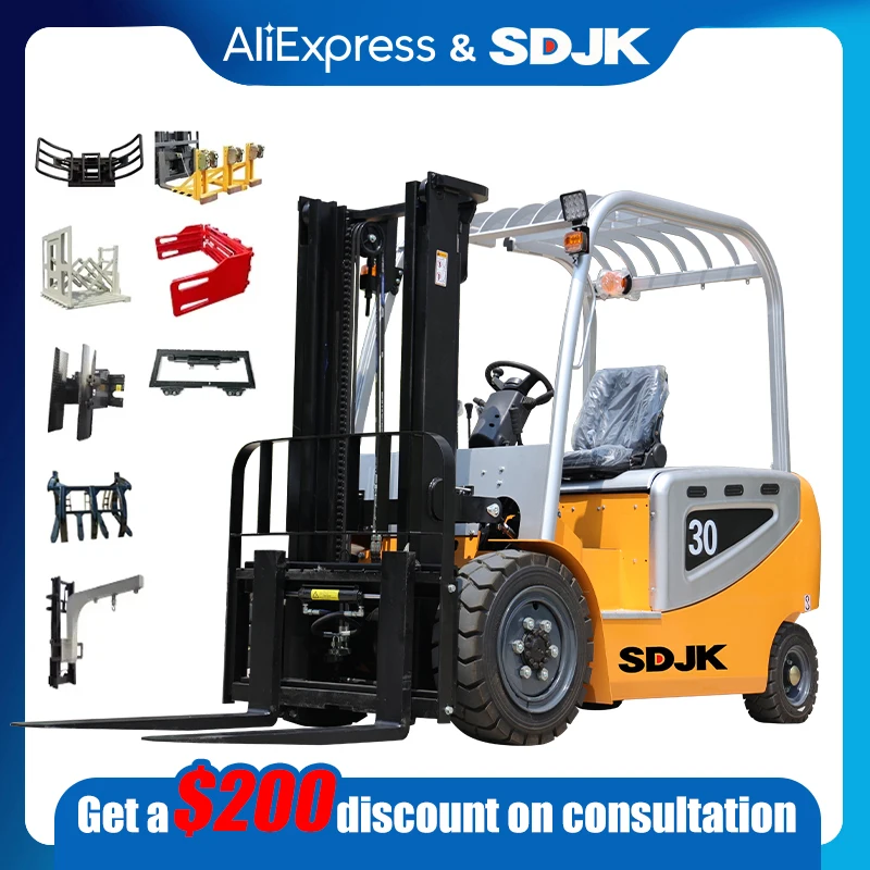 2-ton electric forklift warehouse handling factory direct sales can be customized balanced forklift ISO9001 certification