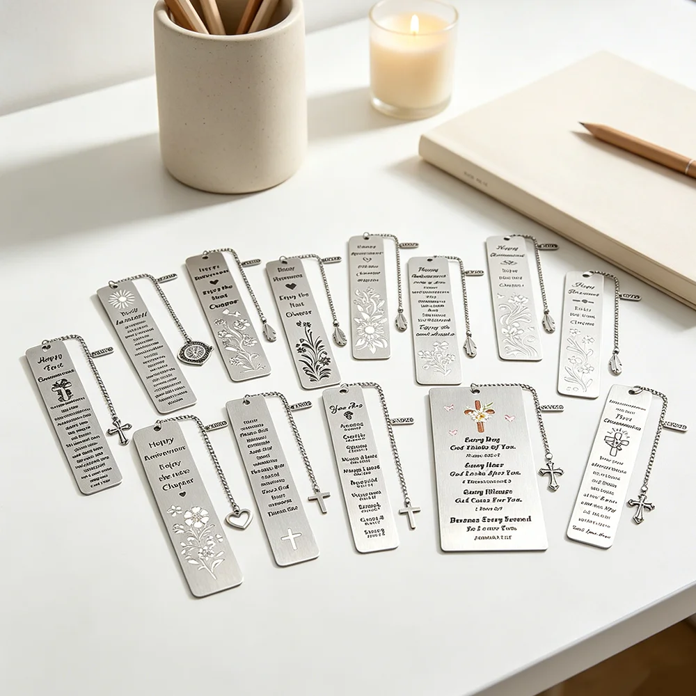 Religious Gift - Bible Book Accessory Baptism Gift - Inspirational Bookmark Gift for Colleagues Family Friends