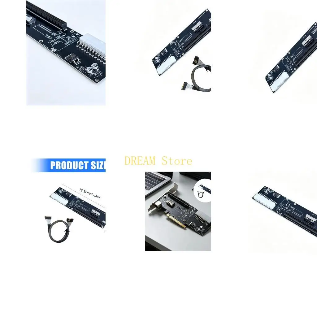 GPU Dock Card with 8I Host Link and PCIe4.0 5.0 X16 Slot Output Use Best Sale