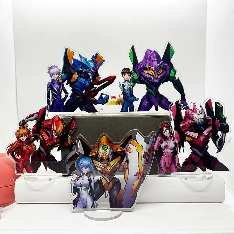 

Cartoon EVA Neon Genesis Evangelion Anime Acrylic Stand Card Rei Ayanami Nagisa Kaoru Ikari Shinji Asuka Tabletop Ornament Gift