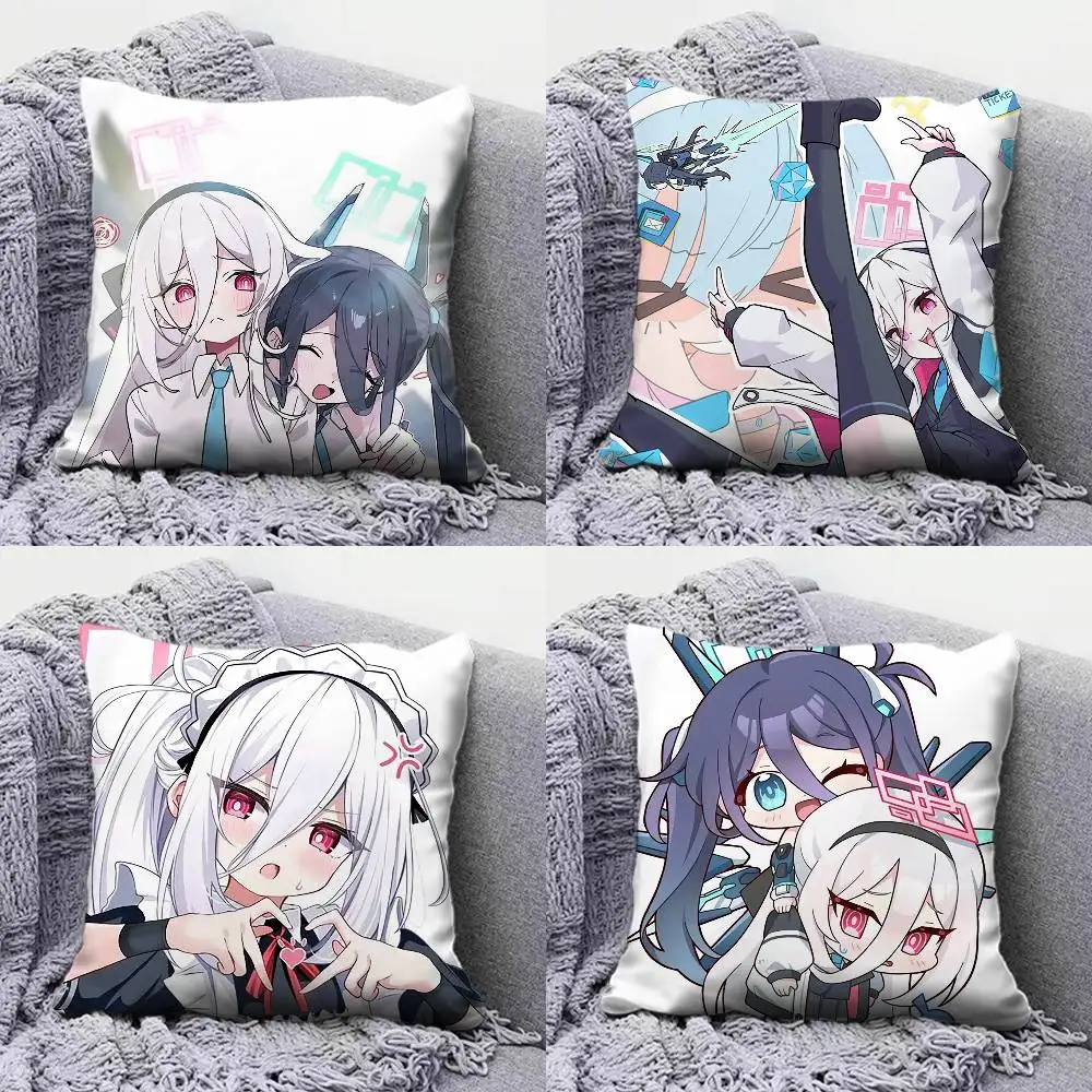 Kei Blue Archive Game Pillow Covers, Home Sofa Cushion Covers and Aecorative Custom